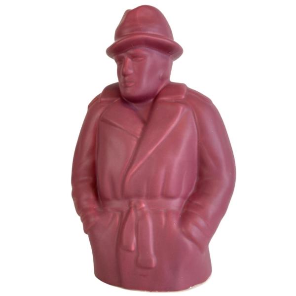 Jaren '80 beeld man in trenchcoat