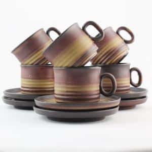 vintage servies warenhuis strant