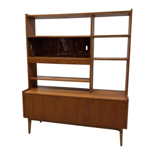 Midcentury highboard teak uit Zweden