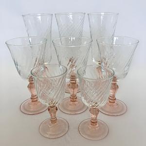 rosaline swirl luminarc glazen