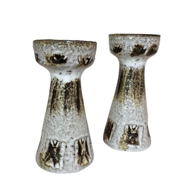 Kandelaars keramiek fat lava