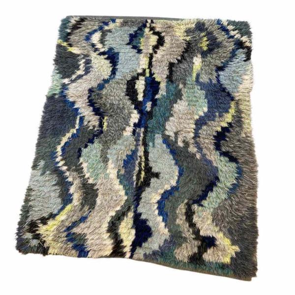 vintage vloerkleed jaren '70 ryamatta Zweden