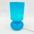 vintage ikea lykta mushroom lamp blauw