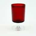vintage borrelglas luminarc cavalier rood