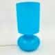 vintage ikea lykta mushroom lamp blauw