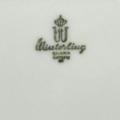 winterling kerst ontbijbord vintage kerstservies