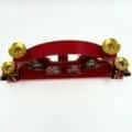 Duitse vintage kerst boogkandelaar rood