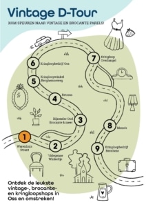 vintage brocante kringloop route oss