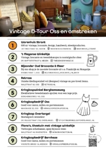 vintage brocante kringloop route oss en omstreken