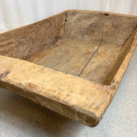 antieke grote houten trog Zweden