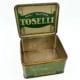 brocante blik toselli groen