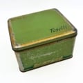 brocante blik toselli groen