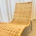 ligstoel rotan vintage IKEA Karl Malmvall Karslund