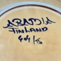 servies ontbijtbord Arabia Finland Fructus