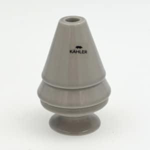 Kähler kerstboom kandelaar keramiek grijs ribbels