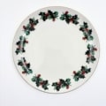 kerstservies hulstblad kop en schotel onbijtset