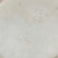 vaas west germany bruin reliëf 154-45 merk onderkant